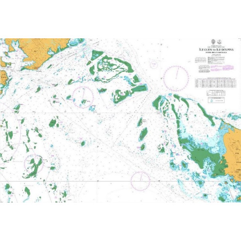 Admiralty - 2465 - Ile Ouen to Ile des Pins Passe de la Sarcelle