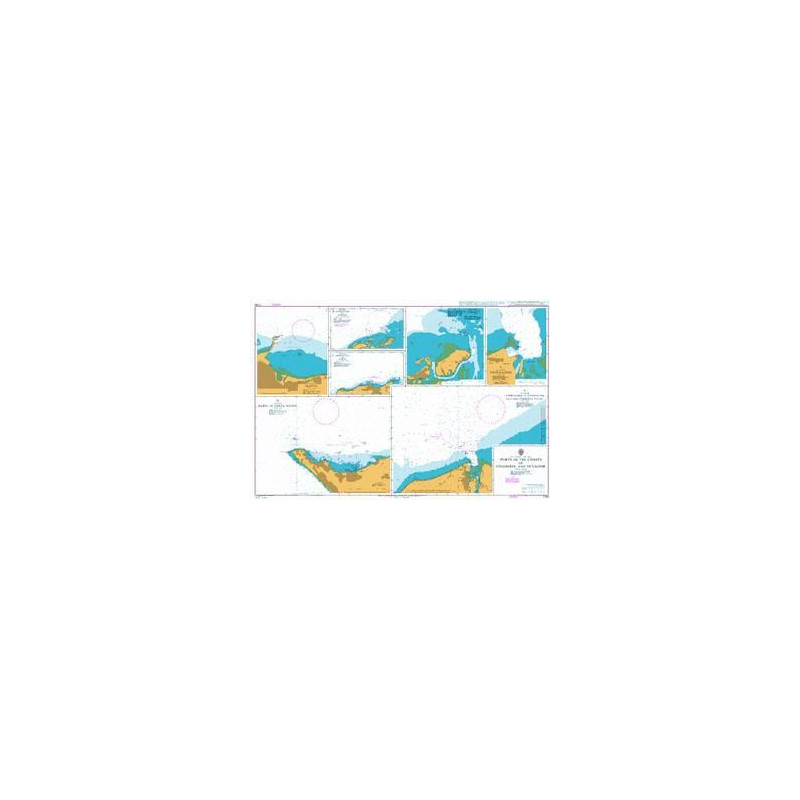 Admiralty - 2799 - carte marine - Ports des côtes de Colombie et d'Équateur