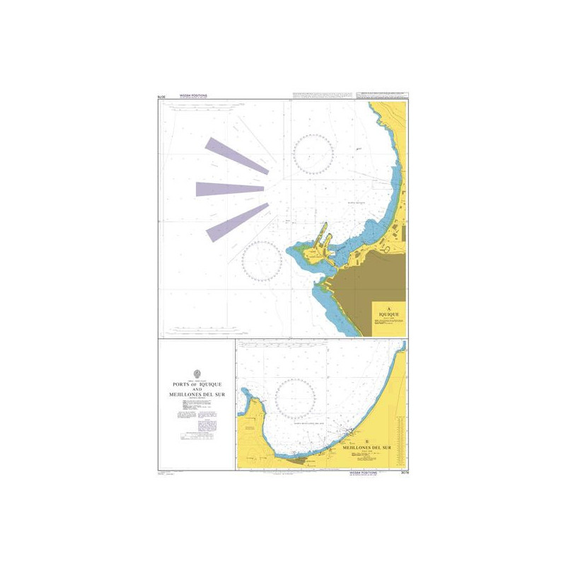 Admiralty - 3076 - Ports of Iquique and Mejillones del Sur