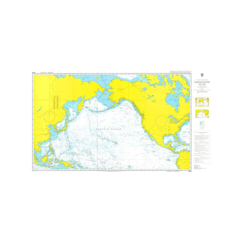 Admiralty - 4008 - A Planning Chart for the North Pacific Ocean