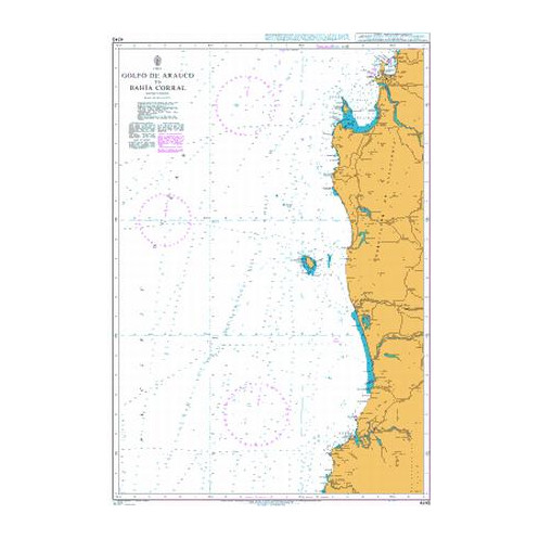 Admiralty - 4245 - Golfo de Arauco to Bahia Corral