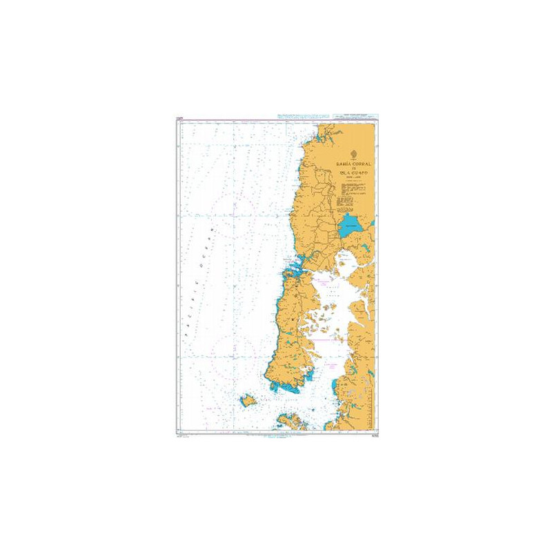 Admiralty - 4250 - nautical chart - Bahia Corral to Isla Guafo