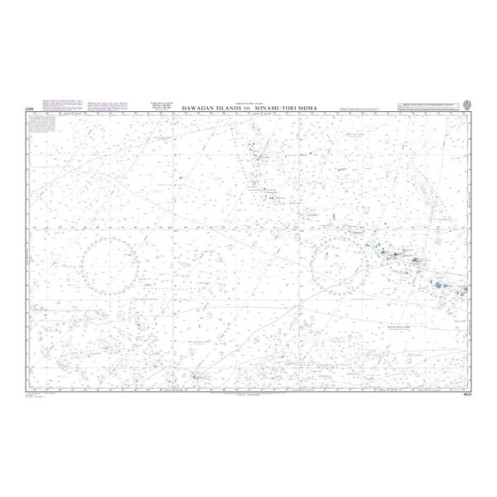 Admiralty - 4521 - carte marine - Des îles Hawaïennes à Minami-tori Shima