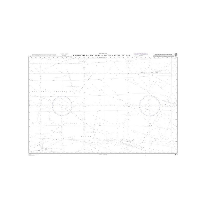 Admiralty - 4611 - Southwest Pacific Basin to Pacific-Antarctic Rise