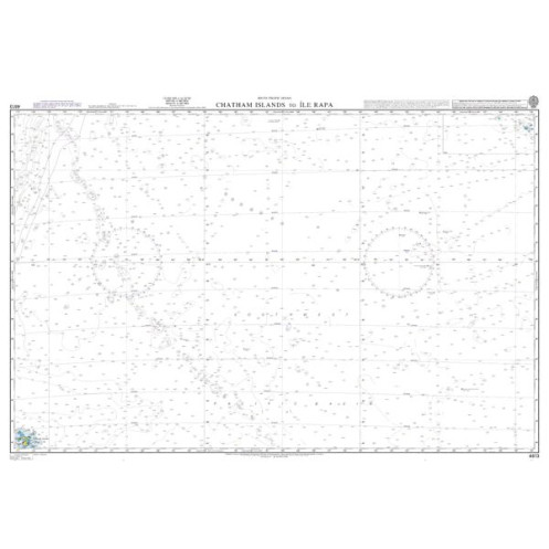 Admiralty - 4613 - carte marine - Des îles Chatham à l'île Rapa
