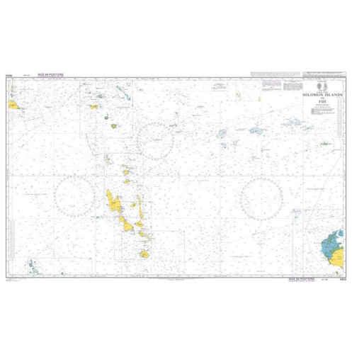 Admiralty - 4633 - carte marine - Îles Salomon vers Fidji