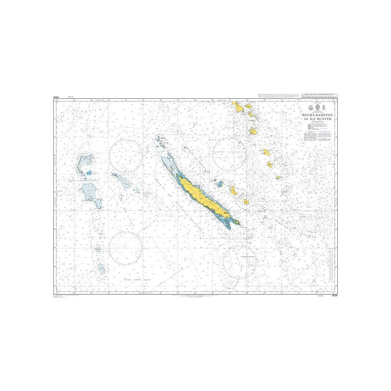 Admiralty - 4636 - Recifs Bampton to Ile Hunter