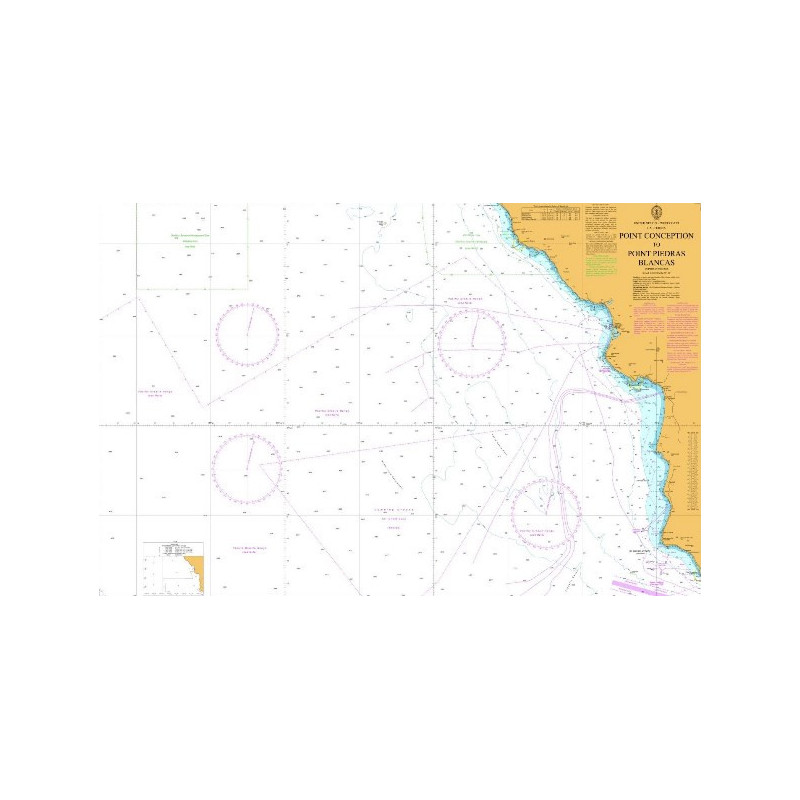 Admiralty - 4912 - Point Conception to Point Piedras Blancas