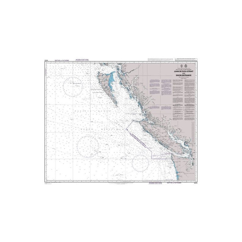 Admiralty - 4920 - Juan de Fuca Strait to / a Dixon Entrance
