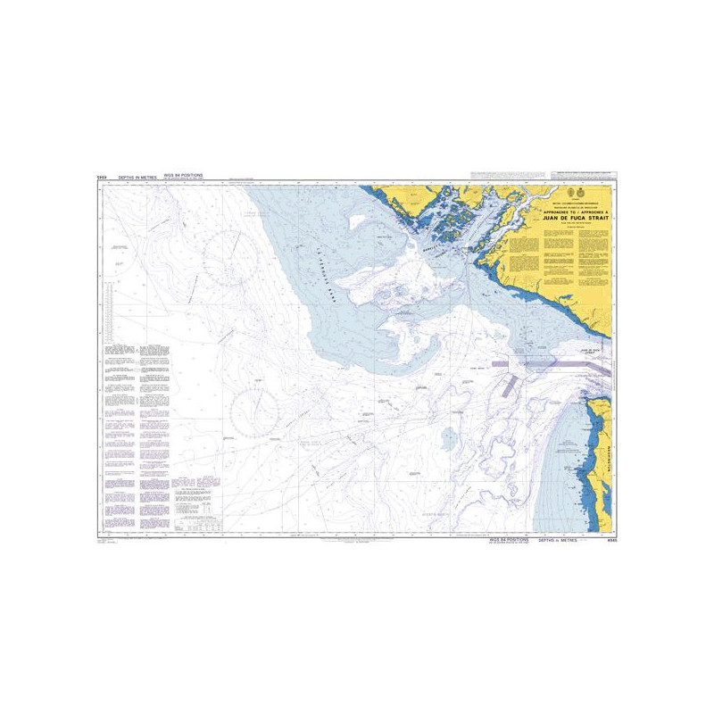 Admiralty - 4945 - nautical chart - Approaches to/Approches a Juan de Fuca Strait