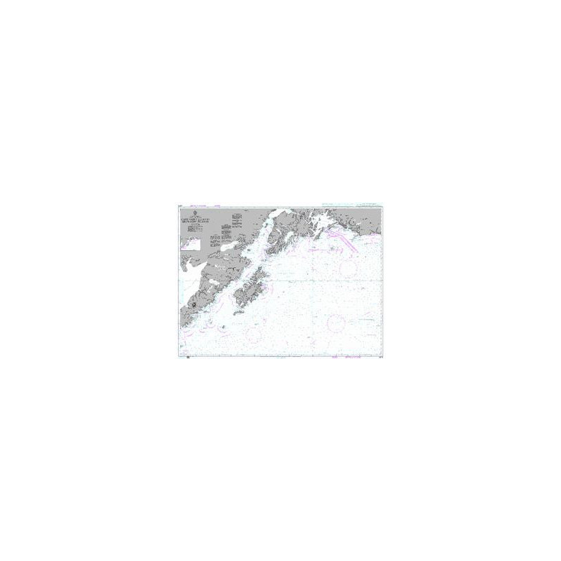 Admiralty - 4976 - carte marine - Du cap Saint-Élie aux îles Shumagin