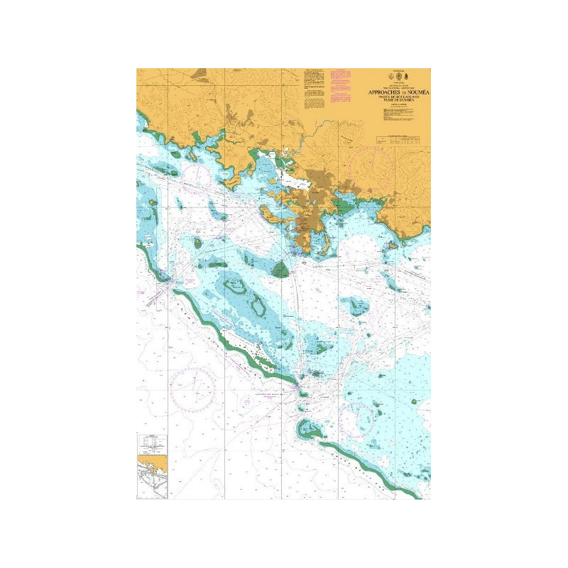 Admiralty - 2463 - Approaches to Noumea Passes de Boulari and Passe de Dumbea