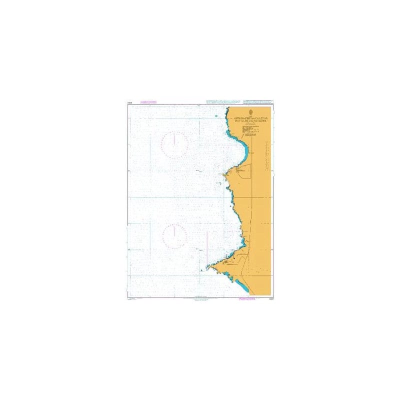 Admiralty - 4222 - Approaches to Caletas Patillos and Patache