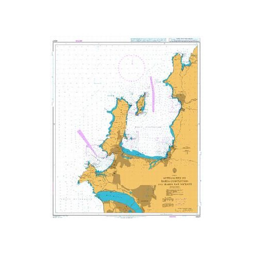 Admiralty - 4247 - Approaches to Bahia Concepcion and Bahia San Vicente