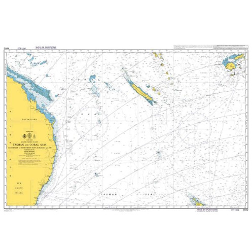 Admiralty - 4602 - Tasman and Coral Seas Australia to Northern New Zealand and Fiji