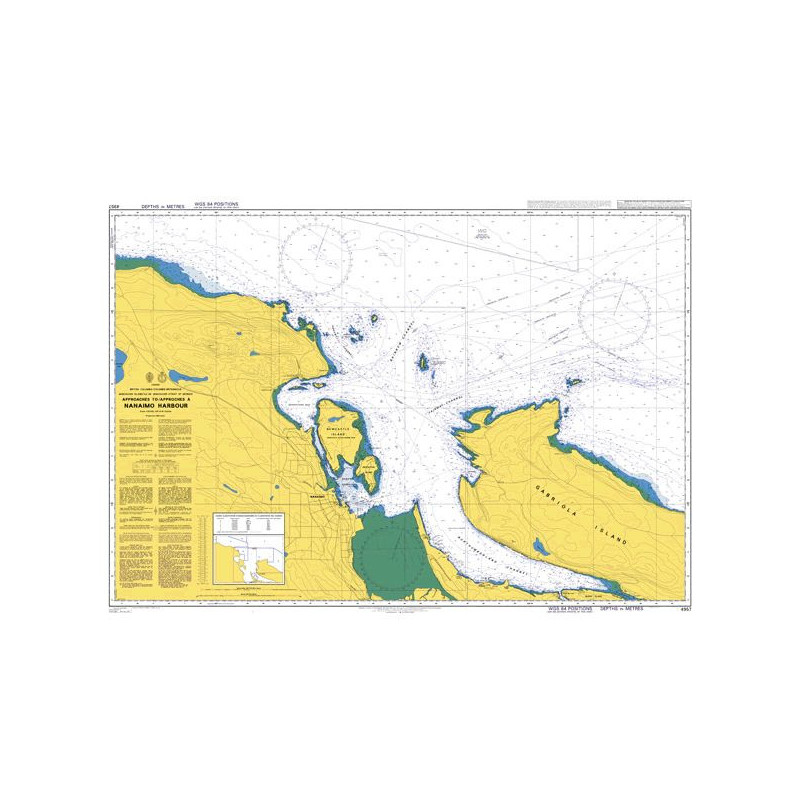 Admiralty - 4957 - Approaches to/Approches a Nanaimo Harbour