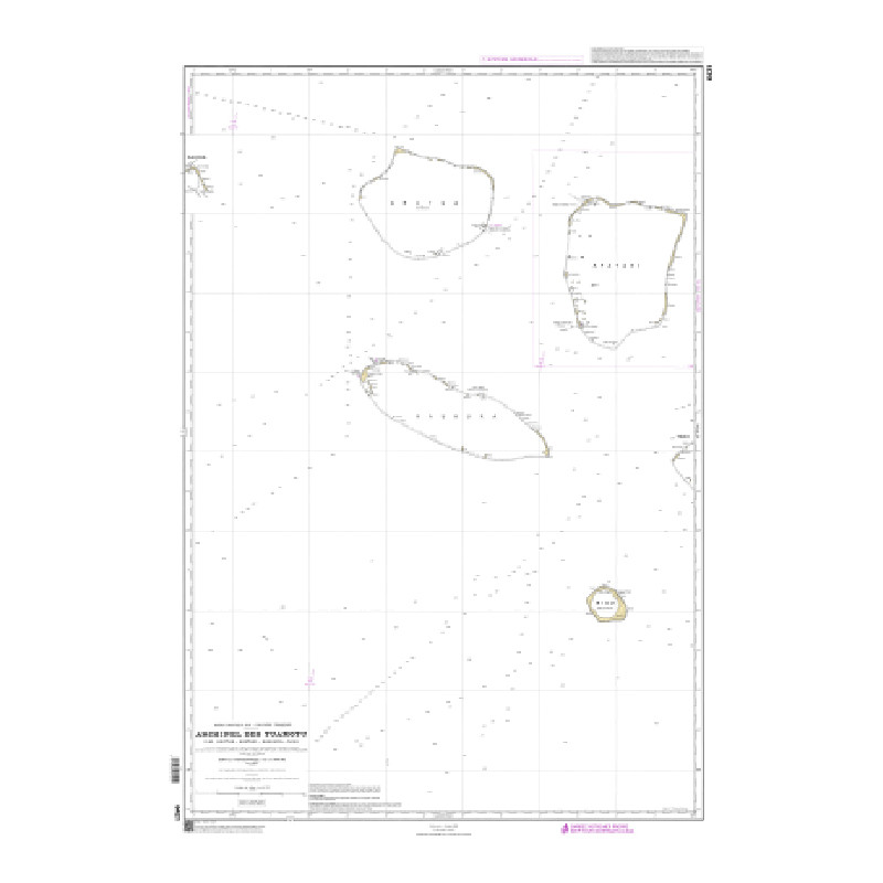 Shom C - 6421 - Îles Tuamotu