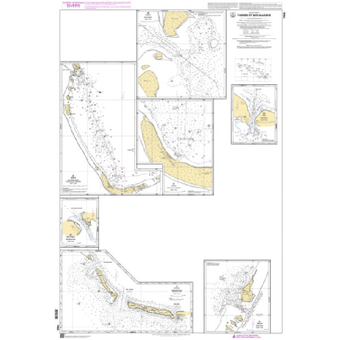 Shom C - 7455 - Archipel des Tuamotu - Passes et Mouillages