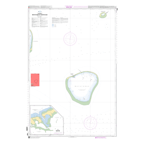 Shom C - 7464 - Motutunga et Tepoto Sud