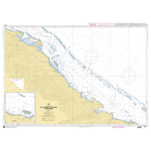 Shom C - 7011 - De la presqu'île Neuméni à Port-Ounia