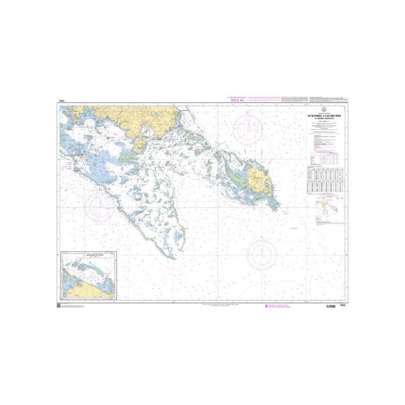 Shom C - 7052 - De Nouméa à l'île des Pins - Le grand lagon Sud