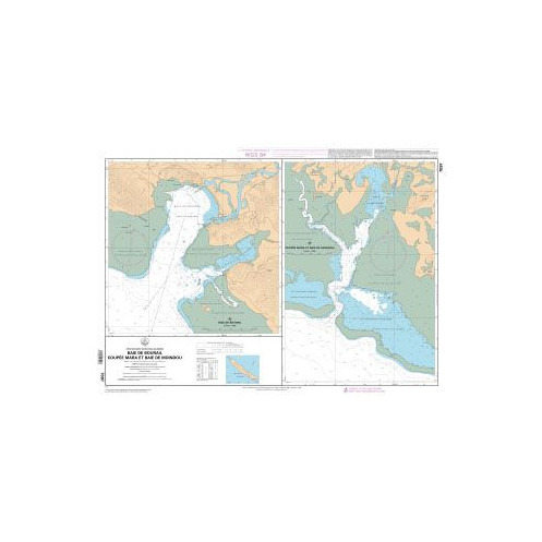 Shom L - 7097L - Baie de Bourail - Coupée Mara et Baie de Moindou Shom L - 7097L - Baie de Bourail - Coupée Mara et Baie de Moindou