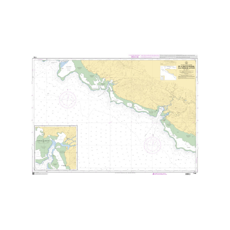 Shom C - 7168 - De la Baie de Bourail à la Passe de la Poya