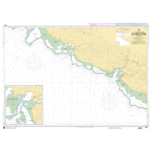 Shom C - 7168 - De la Baie de Bourail à la Passe de la Poya