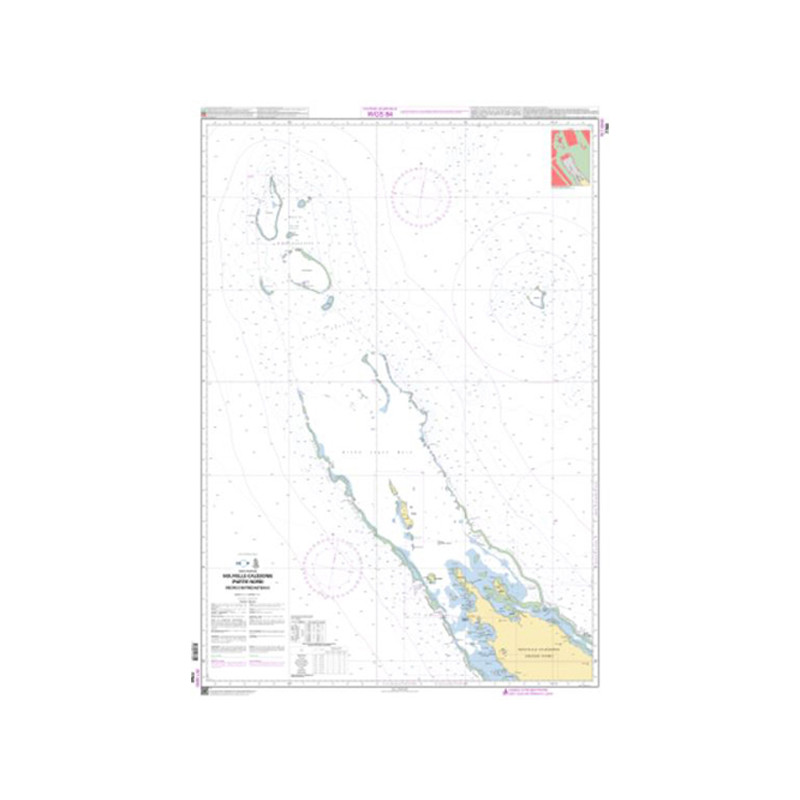 Shom C - 7760 - Nouvelle-Calédonie (partie Nord) - Récifs d'Entrecasteaux