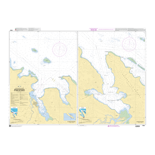 Shom C - 7757 - Baie de Kouaoua et baie de Canala