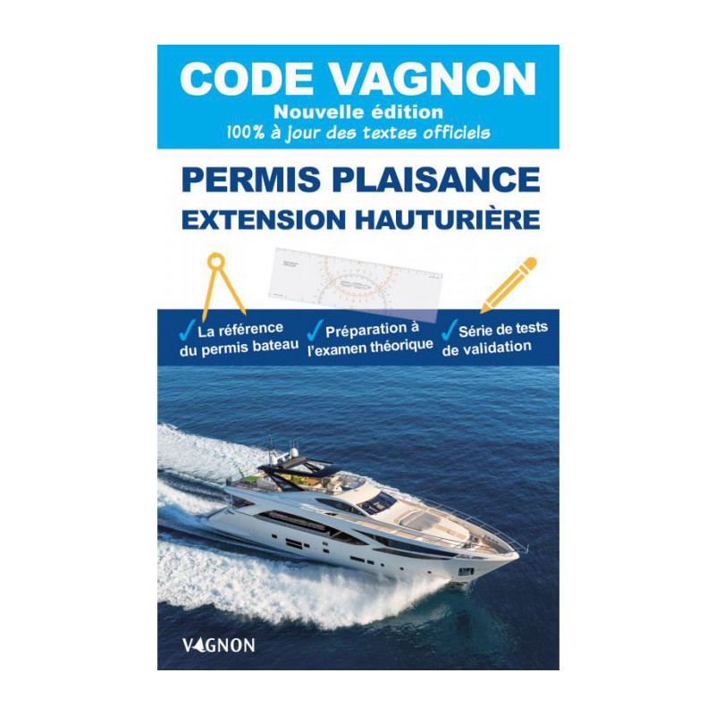 Code Vagnon - Code permis plaisance extension hauturière