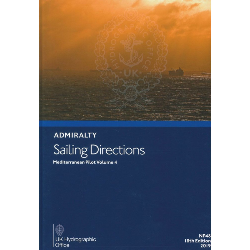 Admiralty - NP048 - Sailing directions: Mediterranean Vol. 4