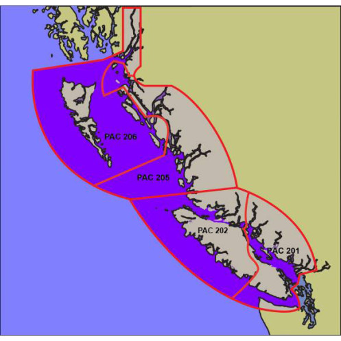 SHC - CAPA206E - Hecate Strait, dixon Entrance, portland Inlet and ...