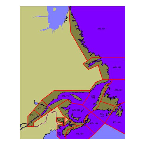 SHC - ATL 101E - Terre-Neuve, côtes Nord-Est et Est, 2013
