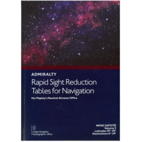 Admiralty - NP303(3) - Rapid Sight Reduction Tables Volume 3, Latitude 40-89 Degrees 0-29 Declinations
