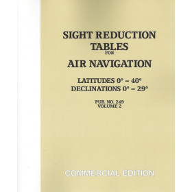 Celestaire - SRPUB249V2 - Sight Reduction Tables for Air Navigation Vol.2