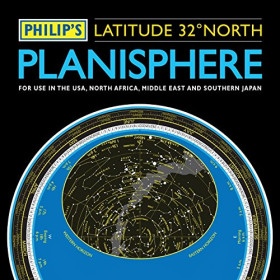 AST0102 - Planisphere 10" north 32 degrees (southern California Florida)