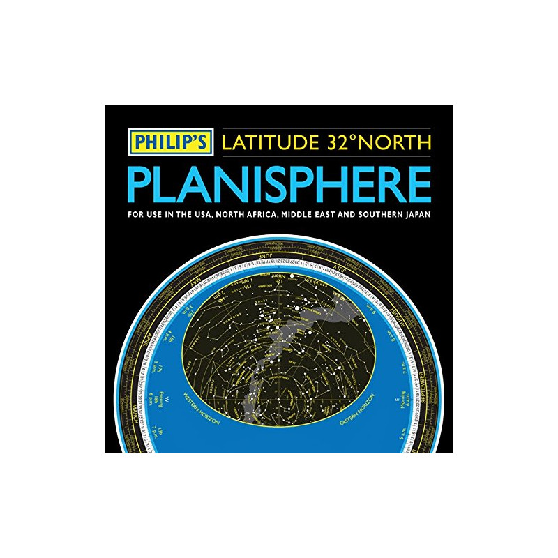 AST0102 - Planisphere 10" north 32 degrees (southern California Florida)