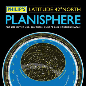 AST0101 - Planisphere 10" north 42 degrees, use in the USA, southern Europe and northem Japan