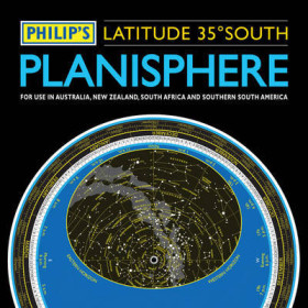 AST0104 - Planisphere 11.5" south 35 degrees