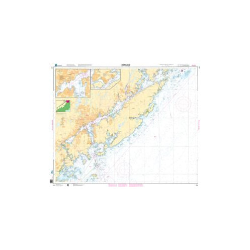 Kartverket - 453 - Arendal havn med innseilinger