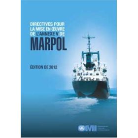 OMI - IMO656F - Directives pour la mise en œuvre de l'annexe V de MARPOL