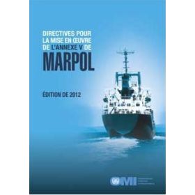 OMI - IMO656Fe - Directives pour la mise en œuvre de l'annexe V de MARPOL