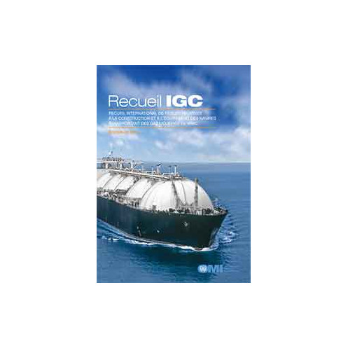 OMI - IMO104F - Recueil international de règles relatives à la construction et à l'équipement des navires transportant des gaz l