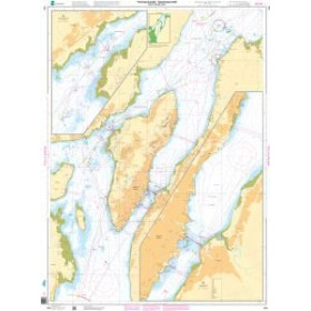 Kartverket - 466 - Tromsoysundet ? Sandnessundet med Tromso havn