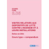 OMI - Cours type 3.05 : Visites relatives aux dispositifs de lutte contre l'incendie et à leurs installations