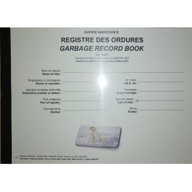 LJB - Journal des poubelles et déchets - Conform to MARPOL Consolidated 2017 Edition - version 20180228
