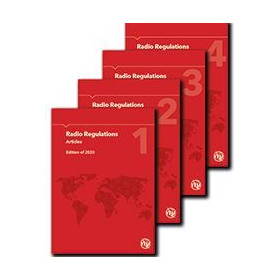 ITUDVD - Radio Regulations (4 volumes sur CD) 2020