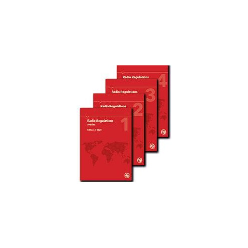 ITUDVD - Radio Regulations (4 volumes sur CD) 2020