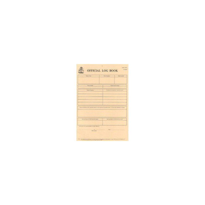 Bahamas Maritime Authority - Bahamas Official log book